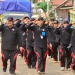 Jurnalis Morut Ikut Lomba Gerak Jalan Semarak Perayaan  HUT ke-78 RI