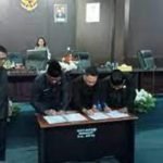 Bupati dan Pimpinan DPRD Morut Teken Nota Kesepakatan KUA PPAS APBDP 2023