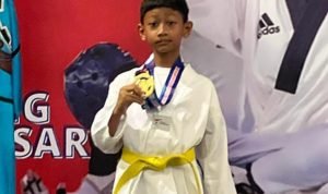 Raditya, Atlet Taekwondo Cilik Palopo Raih Medali Perak Poltek Cup 2023