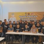 Peringati Hari Pers Nasional, Kapolres Lutra Grelar Ngopi Bareng dengan Awak Media