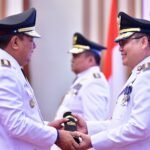 Pj Gubernur Sulsel Lantik Muhammad Saleh dan Andi Batara Lipu Sebagai Pj Bupati Luwu dan Wajo