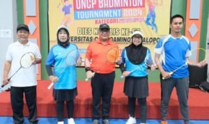 Meriahkah Dies Natalis Ke-57, UNCP Gelar Badminton Tournament Antar Dosen dan Staff