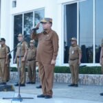 Sekda Asahan Pimpin Apel Gabungan Bulan Februari Tahun 2024