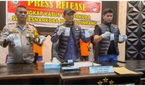 2 Warga Parepare dan Satu Luwu Diringkus Polisi Saat Edarkan Sabu di Pinrang