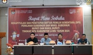 KPU Luwu Tetapkan Daftar Pemilih Sementara untuk Pilkada 2024, Jumlahnya Mencapai 270.314 Pemilih