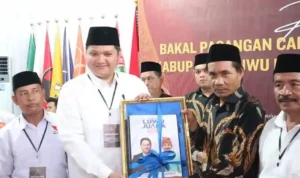 Hari Kedua, KPU Terima Pendaftaran Bakal Pasangan Calon Bupati dan Wakil Bupati Luwu Arham Basmin-Rahmat