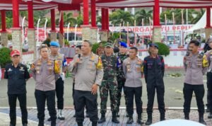 Jelang Pilakda, Polres Morowali Gelar Simulasi Sispamkota Ops Mantap Praja Tinomnbala