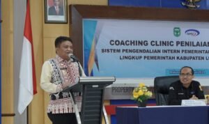 Pj Bupati Luwu Buka Coching Clinic Penilaian Mandiri SPIP Terintegrasi