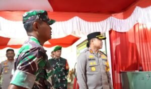 Dandim 1403/Palopo dan Kapolres Luwu Tinjau Pos Pengamanan Operasi Ketupat 2025