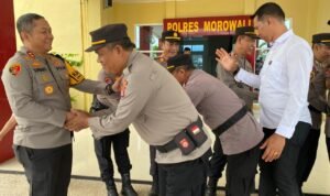 Kapolres Morowali Pimpin Apel dan Halalbihalal Usai Idul Fitri 1446 H, Tegaskan Kesiapan Personel dan Antisipasi Bencana