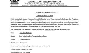 Anak Rekomendasi Rahampu’u Matano Tak Diterima Sekolah di YPS, PT Vale Dinilai Abaikan Hak Masyarakat Adat