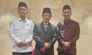 Pj Wali Kota Firmanza-Rektor UIN Temui Menag, Bahas Peresmian Status Baru Kampus