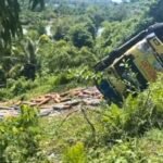 Truk Bermuatan Tabung Oksigen Terjun ke Jurang di Palopo, Sopir Selamat