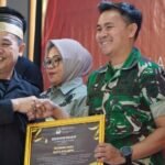Kodim 1403/Palopo Diganjar Penghargaan KPU Sulsel Atas Sukses PSU